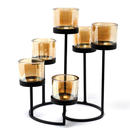 Candelabre de Ferro - Arbre - 6 Copes
