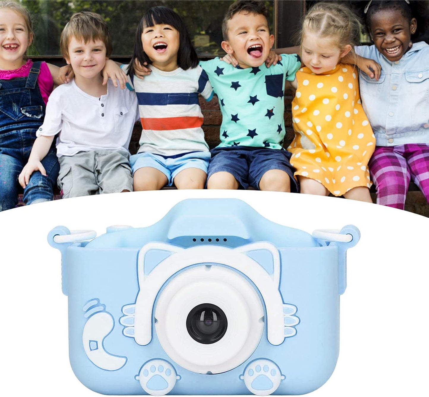 Càmera per a Nens 20MP HD 2.0” + Targeta 32GB – Blava i Rosa, Compacta i Divertida