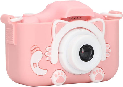 Càmera per a Nens 20MP HD 2.0” + Targeta 32GB – Blava i Rosa, Compacta i Divertida