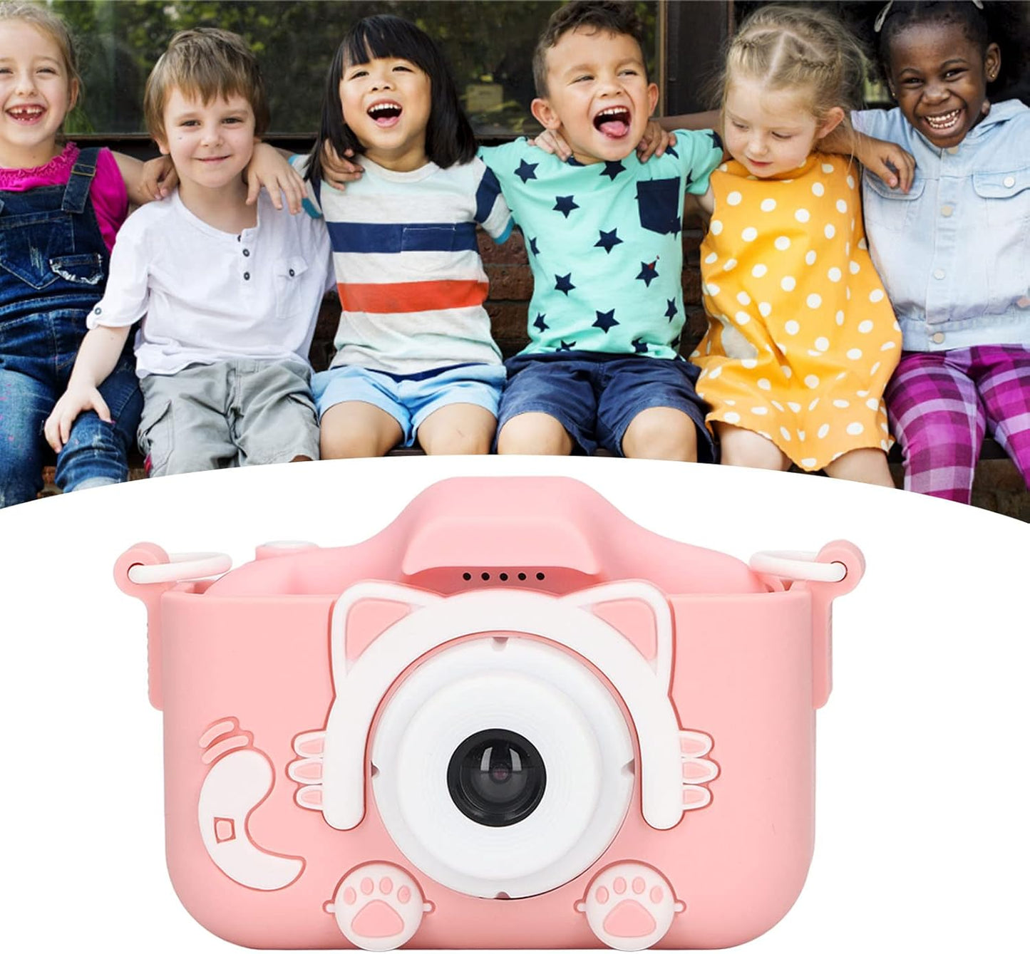 Càmera per a Nens 20MP HD 2.0” + Targeta 32GB – Blava i Rosa, Compacta i Divertida