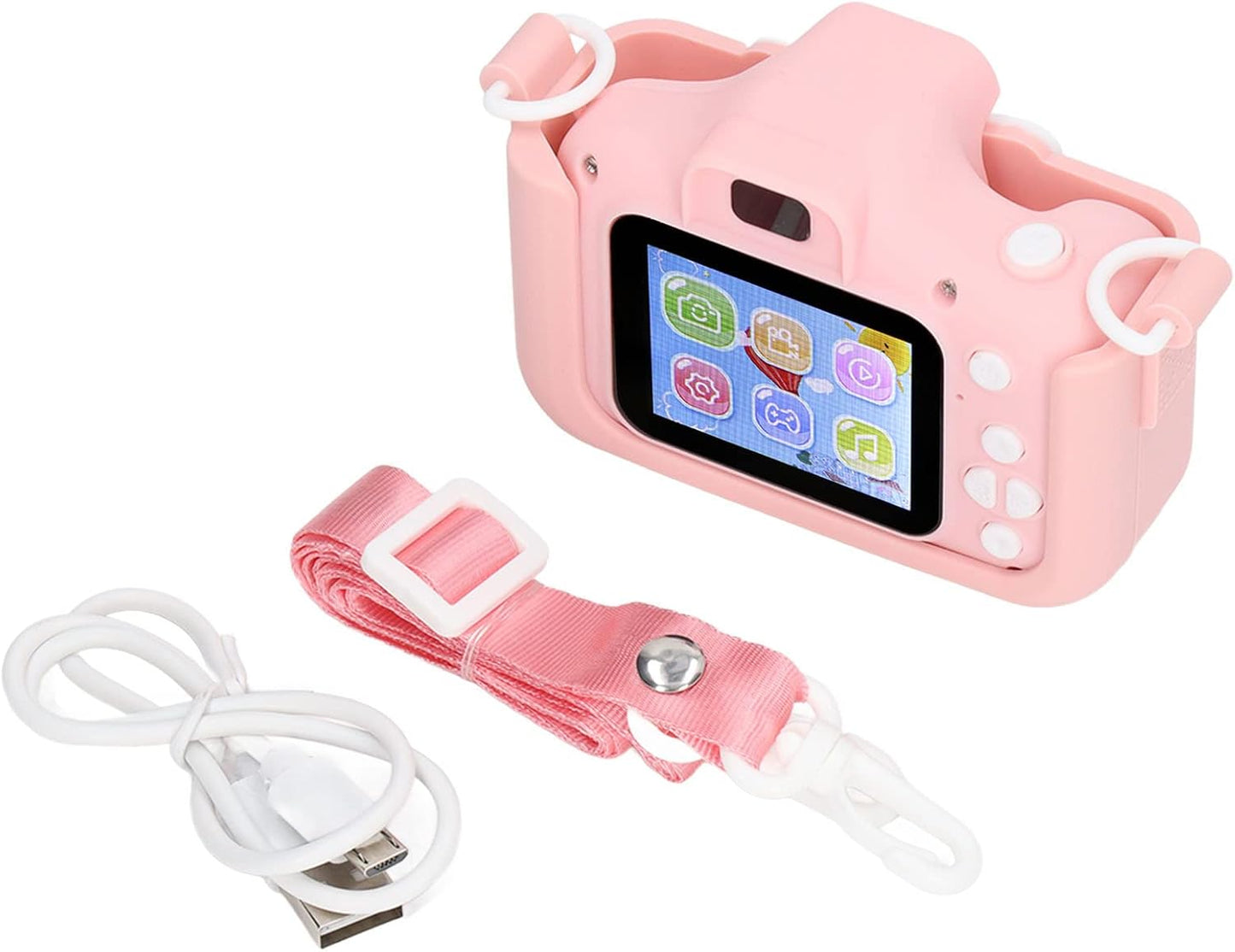 Càmera per a Nens 20MP HD 2.0” + Targeta 32GB – Blava i Rosa, Compacta i Divertida