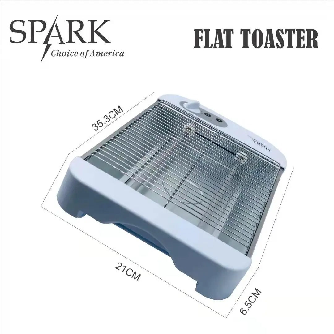 SPARK - Torradora Plana 600W per a Tot Tipus de Pa