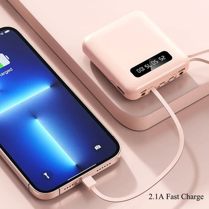 Power Bank 10000 mAh amb Cables Integrats