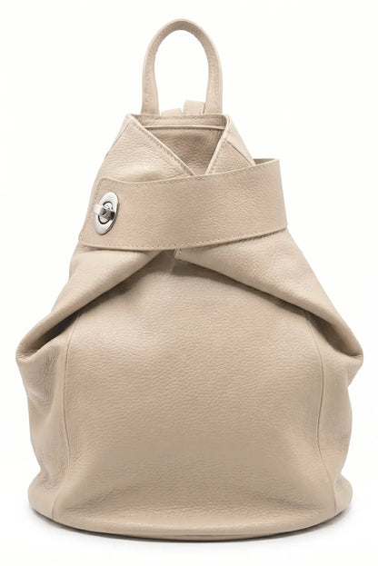 Mochila mujer grande piel pirámide