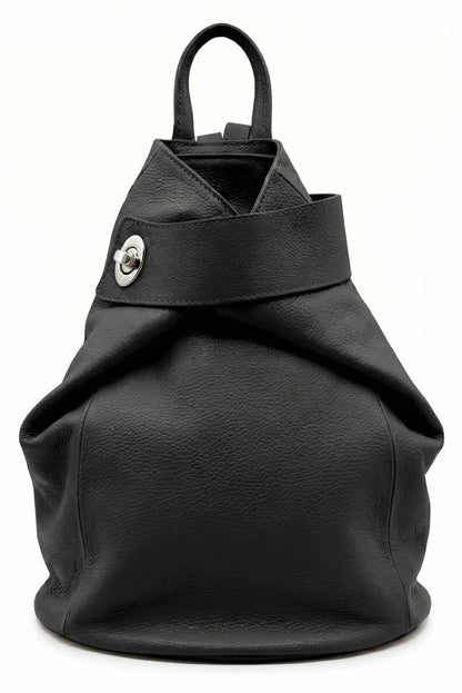 Mochila mujer grande piel pirámide