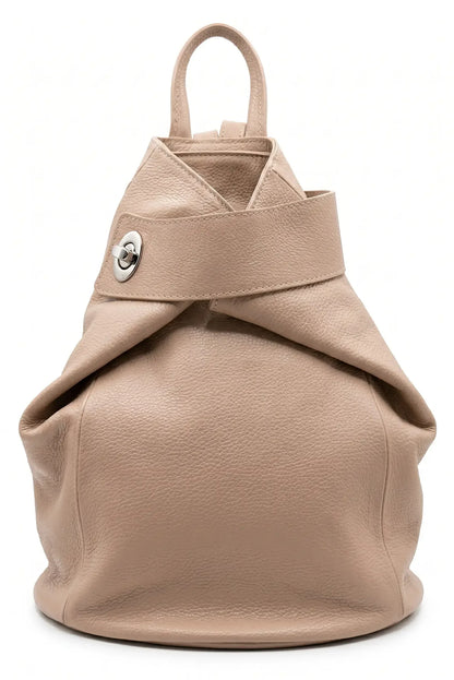 Mochila mujer grande piel pirámide