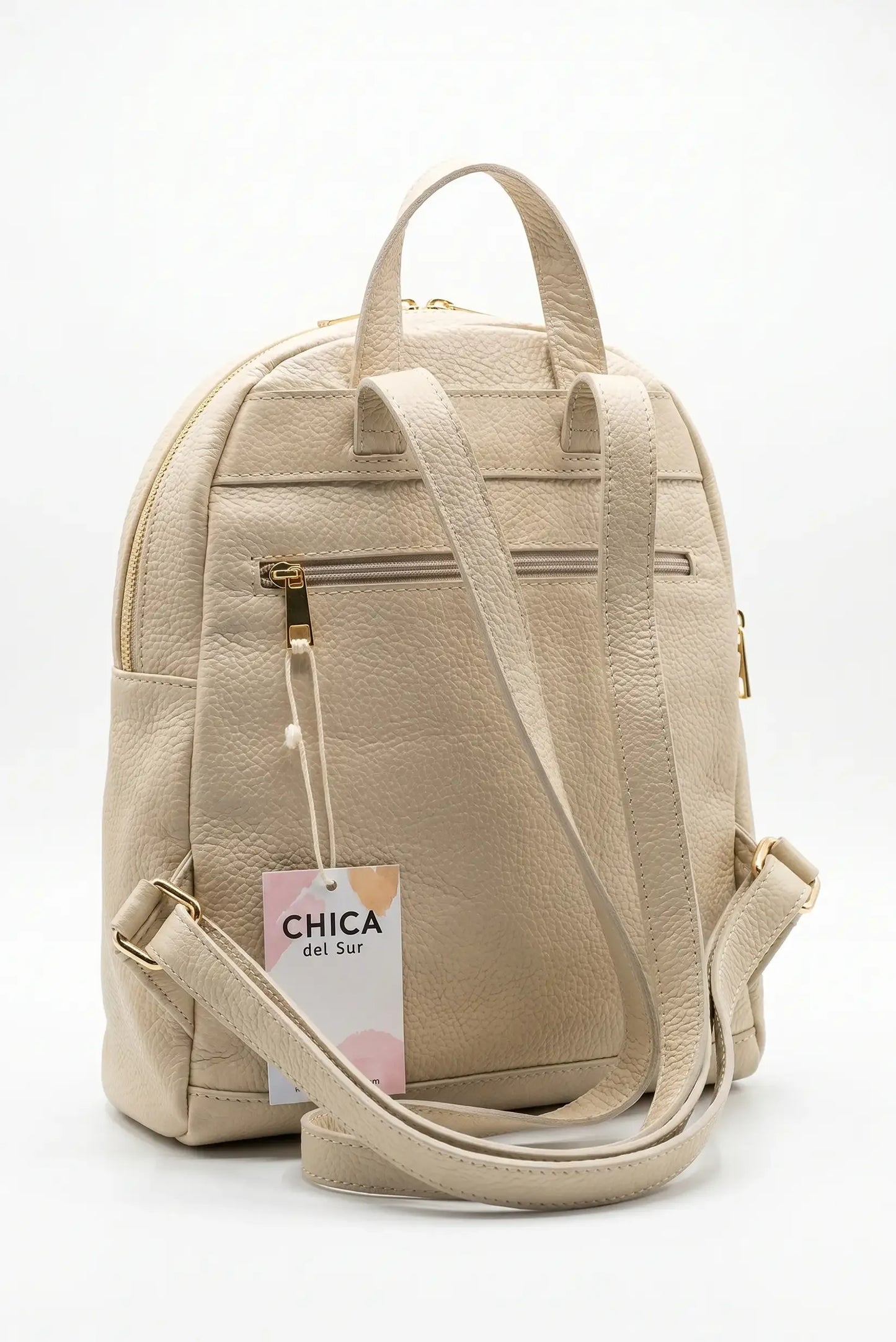 Mochila urbana mujer pequeña piel