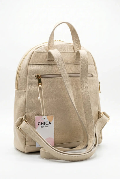 Mochila urbana mujer pequeña piel