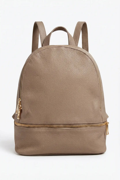 Mochila urbana mujer pequeña piel