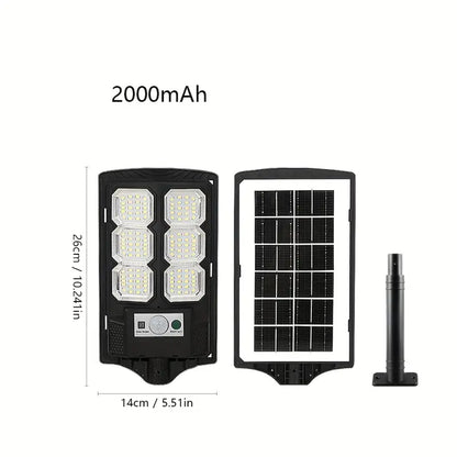Llum LED Solar Exterior amb Comandament a Distància i Sensor de Moviment – 300W (Model Compacte)