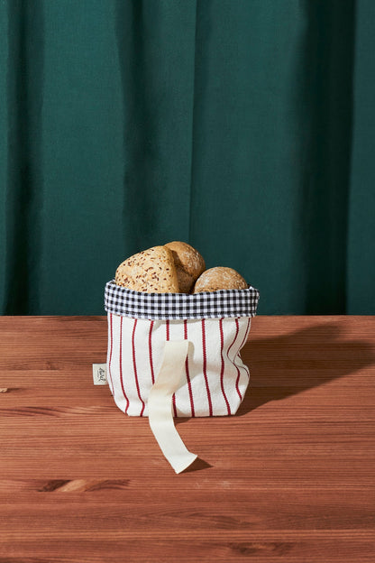 Panera pequeña loneta granate