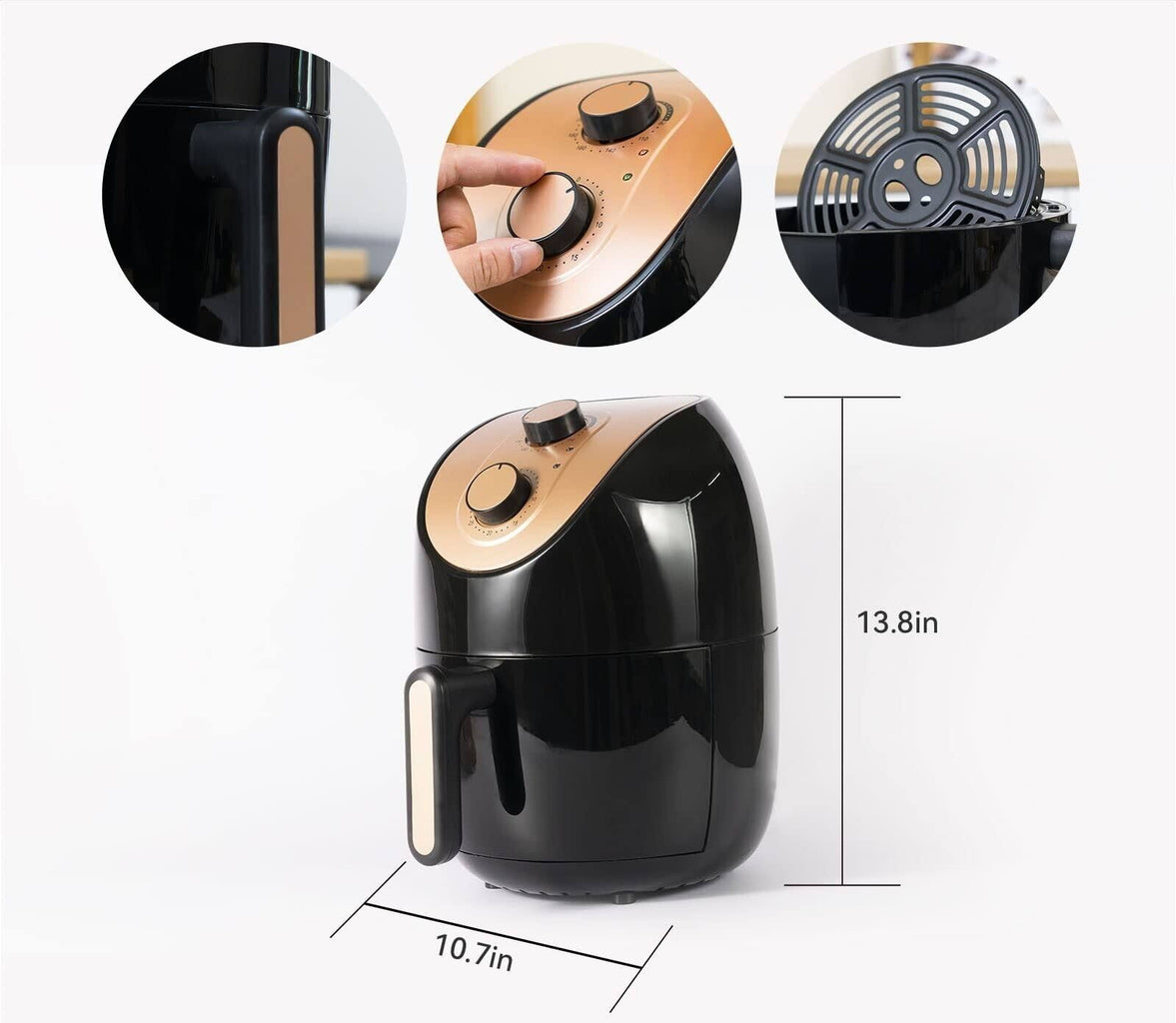 Fregidora d'Aire 4L - Cuina Saludable amb Fins a 99% Menys Greix