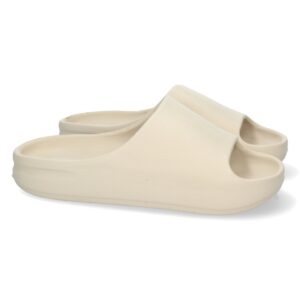 Sandalia Plana Comoda y Acolchada color beige