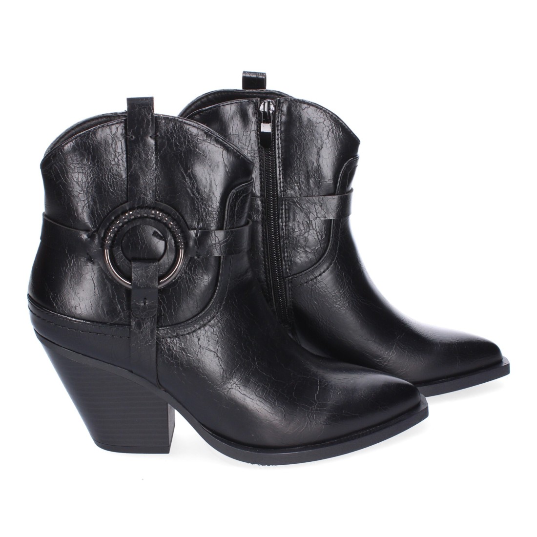 Botín cowboy para mujer color negro - Imagen 5