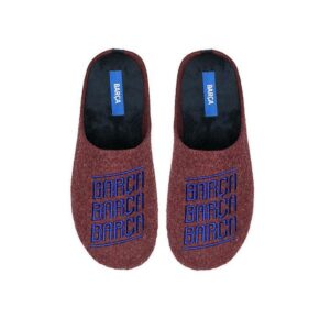 Slippers FC Barcelona Rojo Barça Letras