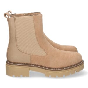 Botin Plano con Elastico y Cremallera