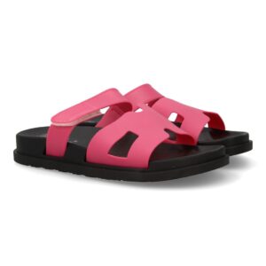 Chanclas de mujer, comodas y elegantes color fucsia