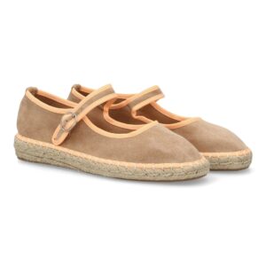 Bailarina alpargata de mujer con yute color beige