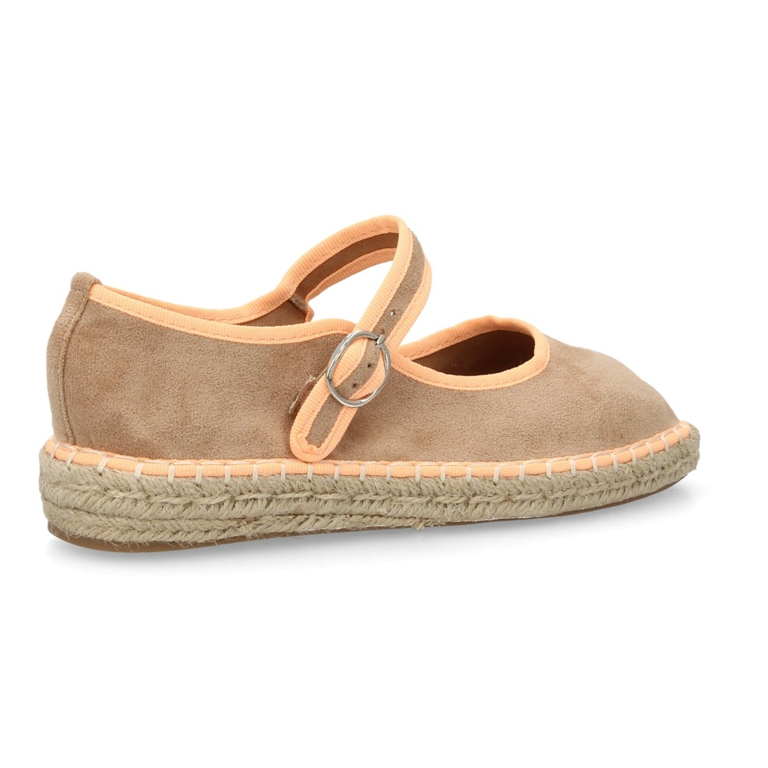 Bailarina alpargata de mujer con yute color beige - Imagen 4