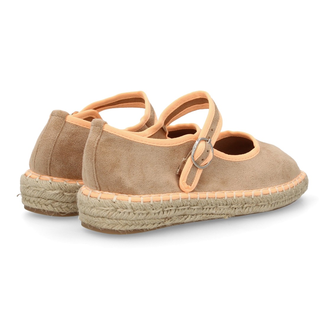 Bailarina alpargata de mujer con yute color beige - Imagen 5