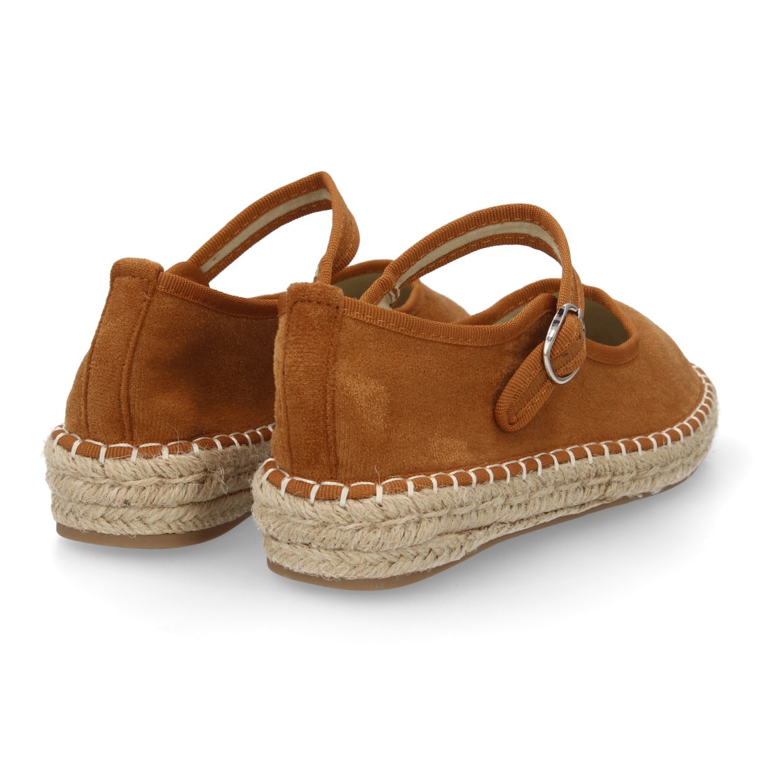 Bailarina alpargata de mujer con yute color camel - Imagen 5
